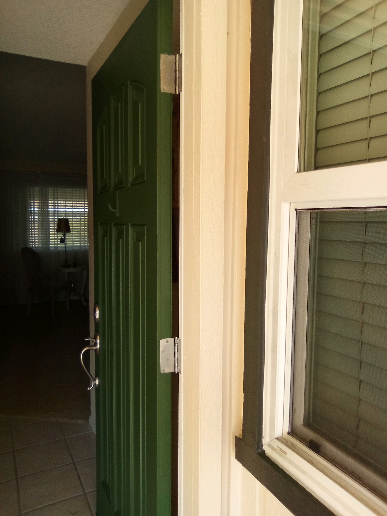 Door painting detail